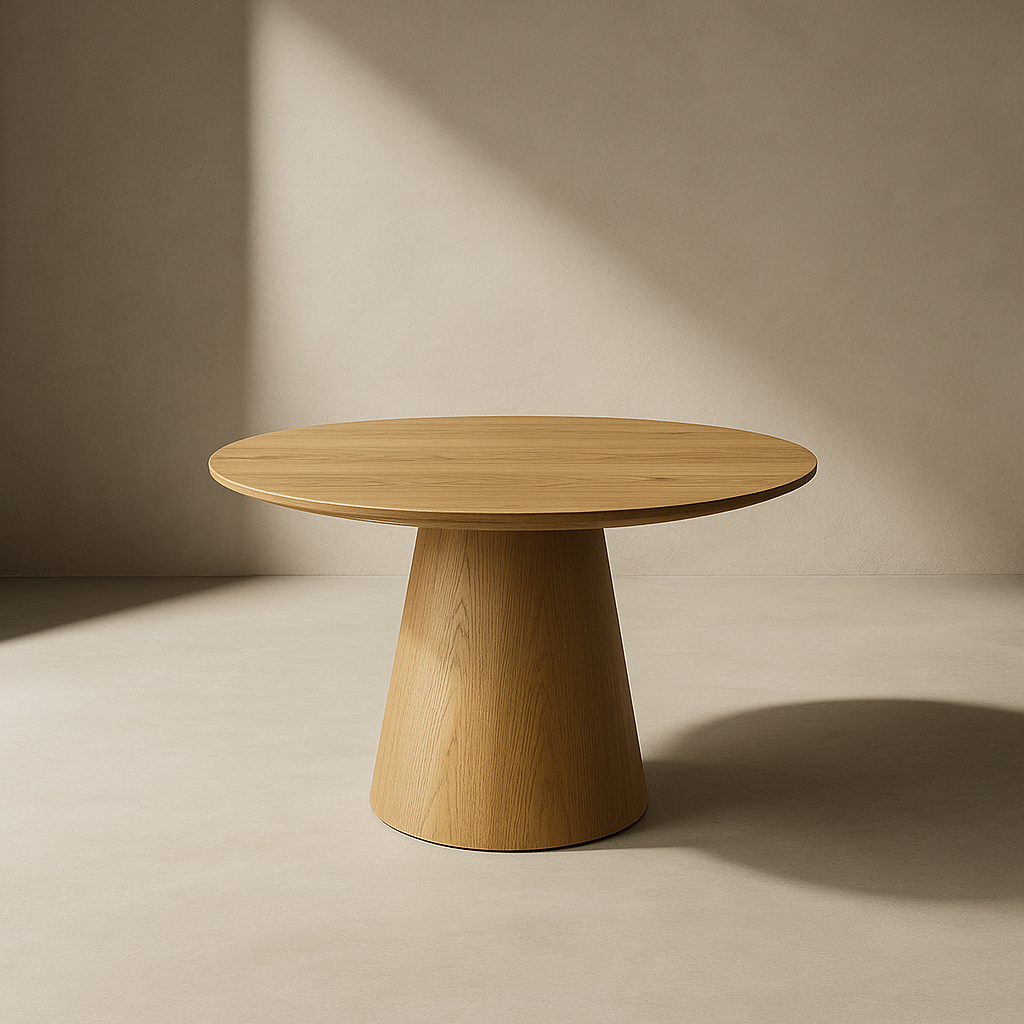 PRE-VENTA Mesa de Comedor Kira Circular Roble Natural